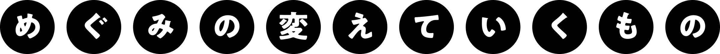 めぐみの変えていくもの